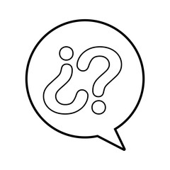 customer service speech bubble question converse communication