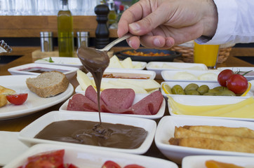 Breakfast table