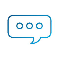 Fototapeta premium speech bubble chat message service support