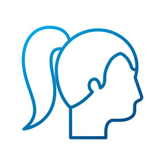 profile woman character business people