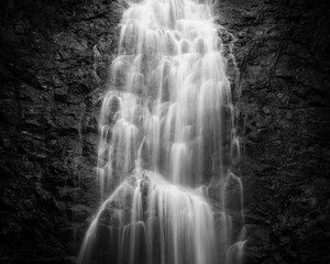 Fototapeta premium Montezuma waterfall details in nature of Costa Rica
