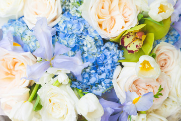 Many flowers That was taken as a background in the picture. To use for work