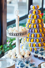 cake with cream on the stand