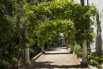 Green Arch Way. Ronda. Spain