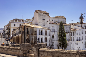 Obraz premium Old Buildings of Ronda. Andalusia. Spain