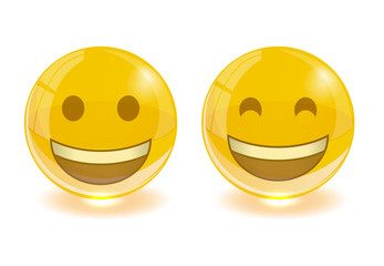 group of smiley emoticons, emoji, vector illustration.