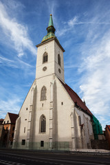 Fototapeta na wymiar St. Martin Cathedral in Bratislava, Slovakia