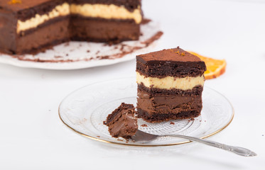 chocolate and orange cake 
