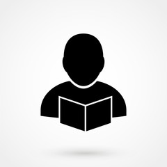 Book Reader Sign Icon