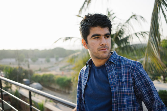 Portrait of young man