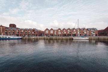 Fototapeta premium view of buildings at waterfront