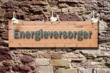 Schild 209 - Energieversorger