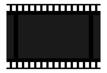 frame film. blank cadre. Icon celluloid. Sign of cinemeography and photographs. Symbol cinema