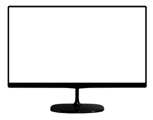 monitor isolated (monitor on white background)