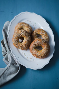 Homemade bagels