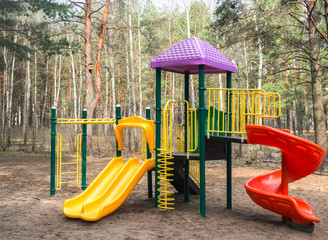 children's Playground in the Park