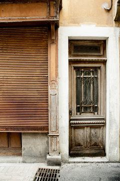Winter in Salies de B&Atilde;&shy;&Acirc;&copy;arn, France.