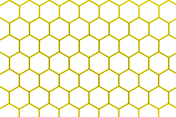 honey comb illustration on white background