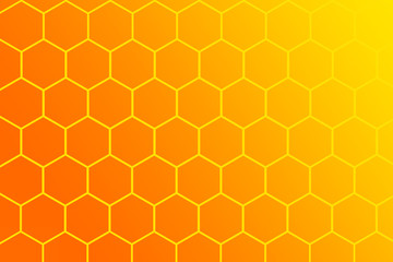 honey comb illustration on white background