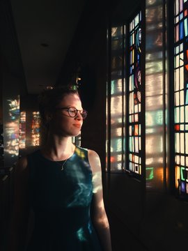 A Girl in a Church
