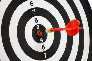 Target with arrow in the center
