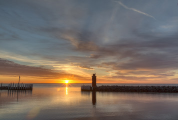 Fototapeta premium Sunrise at the Harbour