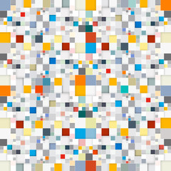Seamless Square Background. Vector Backdrop.
