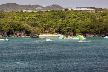 Obraz premium Just off the coast of Boracay in the Philippines