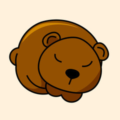 Cute bear icon