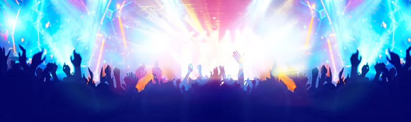 Plexiglas foto achterwand  Jubelnde Menge bei einem Konzert © Thaut Images