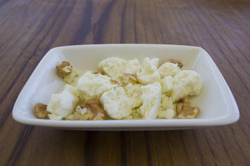 tulum cheese and walnuts