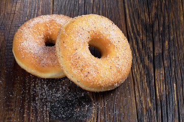 Fresh classic donuts