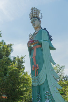 Great Statue of Kuse Kannon,Kosanji Temple in Hiroshima,Japan