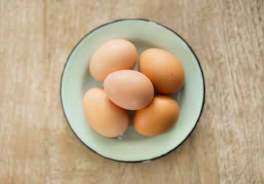 Eggs in a bowl