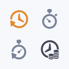 Timers - Carbon IconsA set of 4 professional, pixel-aligned icons designed on a 32x32 pixel grid.