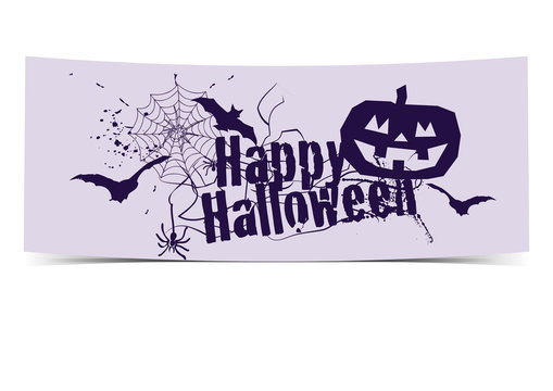 Happy Halloween - Banner Schild