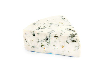 Blue cheese isolated