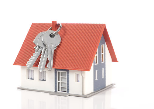 Model house and house keys
