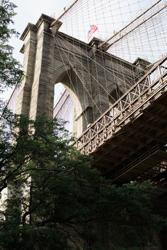 Brooklyn Bridge from Below