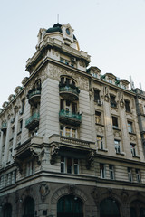 Historical buildings in Belgrade capital of Serbia.