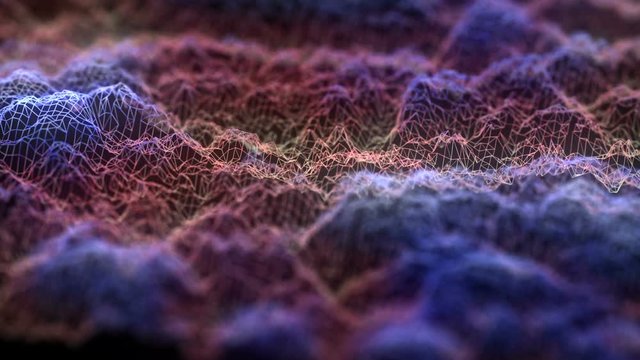 cinematic background. digital waves. seamless loop.