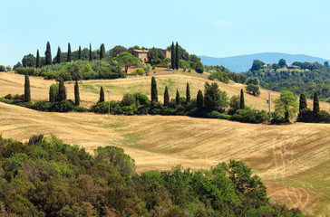 Tuscany summer countryside, Italy