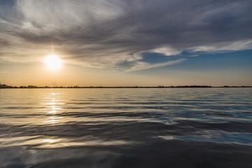 Parana river, Brazil. Border of Sao Paulo and Mato Grosso do sul states