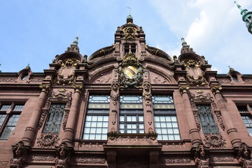 Fototapeta na wymiar Universitäts-Bibliothek in Heidelberg