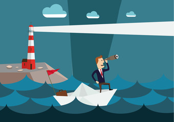 Obraz premium Paper boat