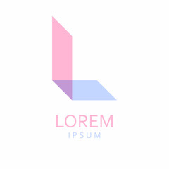 L Letter Logo. Vector Icon