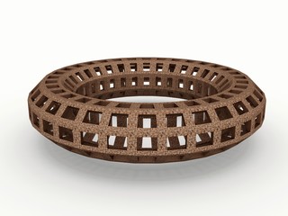 Torus/Anuloid, Leonardo da Vinci; Codex Atlanticus 0710r