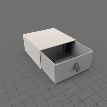 Small box with pullout drawer