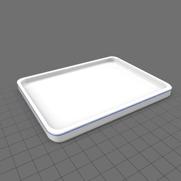 Shallow serving tray