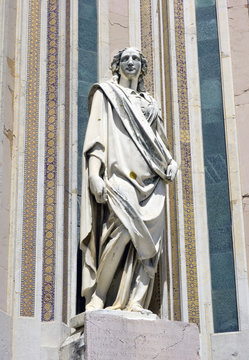 Statue of the Libyan Sybil by Fabiano Toti, Orvieto Duomo, 2017.